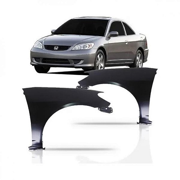 Para lama civic honda de 2004 a 2006 lado esquerdo