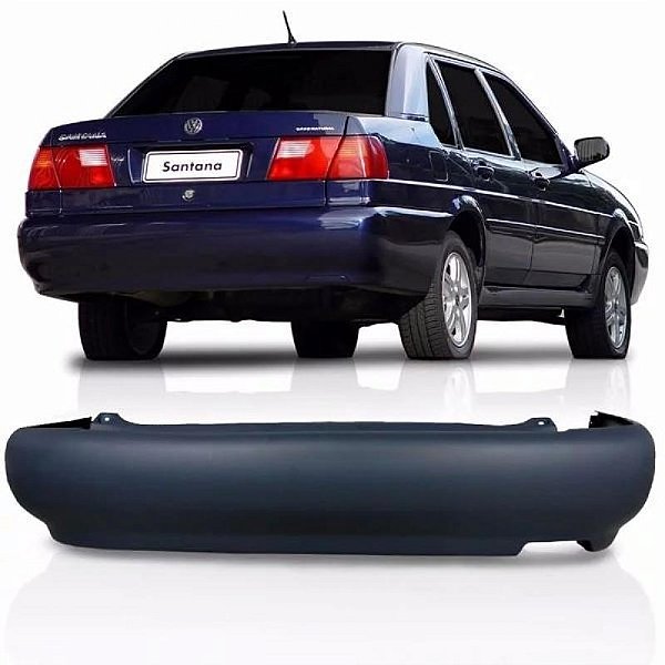 Para choque santana volkswagen de 1999 a 2006 traseiro liso