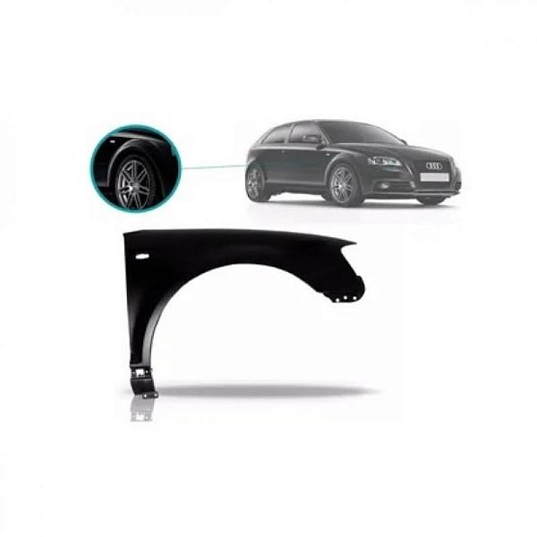 Para lama a3 sportback audi de 2007 a 2008 lado direito