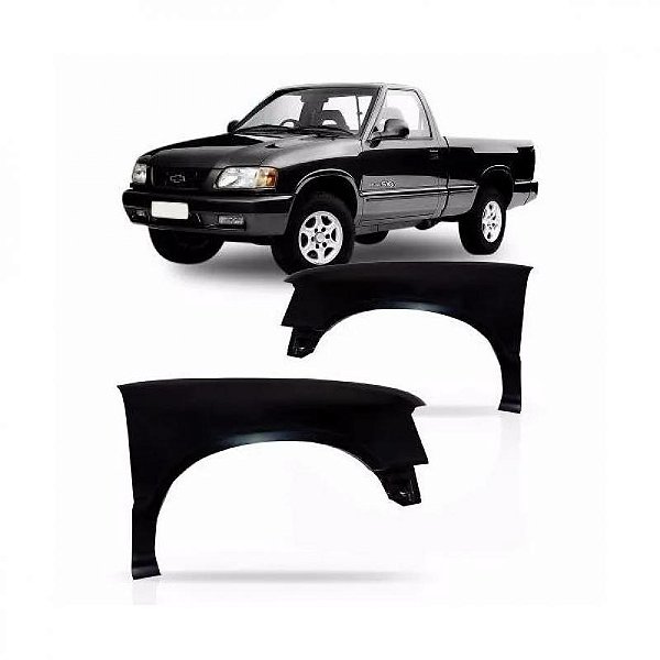 Para lama s10 chevrolet de 1995 a 2000 lado esquerdo