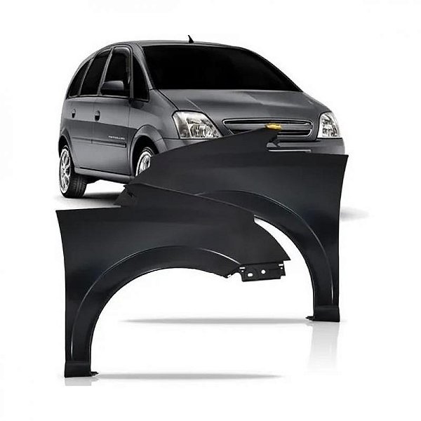 Para lama meriva chevrolet de 2002 a 2012 lado direito sem furo