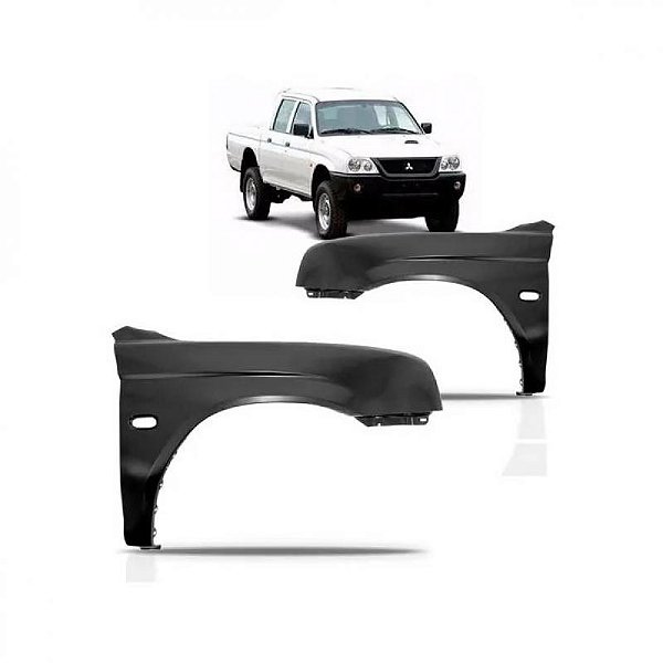 Para lama l200 sport mitsubishi de 2004 a 2012 lado direito sem furo
