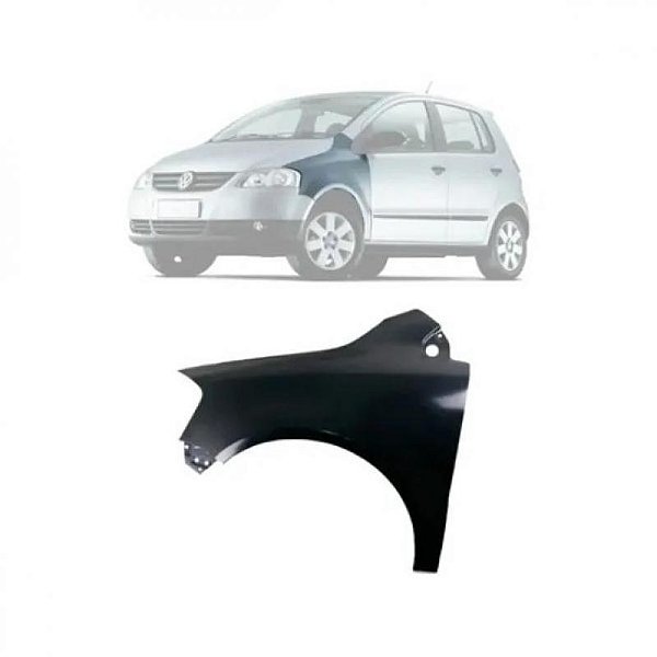 Para lama fox crossfox e spacefox volkswagen de 2004 a 2009 lado esquerdo