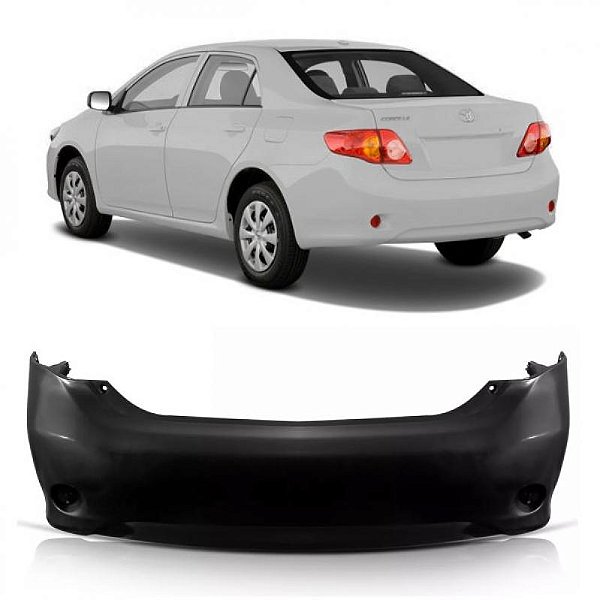 Parachoque corolla toyota de 2009 a 2011 traseiro