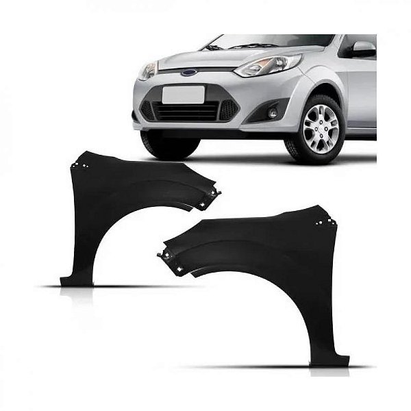 Para lama fiesta ford de 2010 a 2014 lado direito rocam