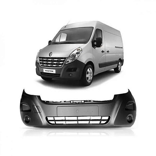 Para choque master renault de 2013 a 2022 dianteiro sem furo
