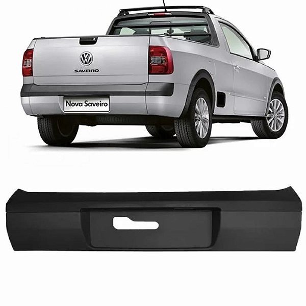 Para choque saveiro volkswagen de 2010 a 2016 traseiro central quinta e sexta gerações