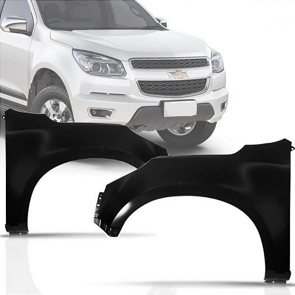 Para lama s10 e trailblazer chevrolet de 2012 a 2024 lado direito
