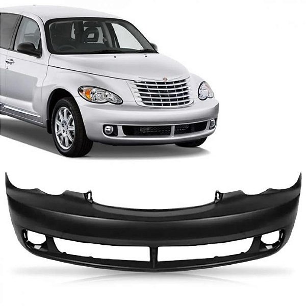 Para choque pt cruiser chrysler de 2006 a 2010 dianteiro primer com furo