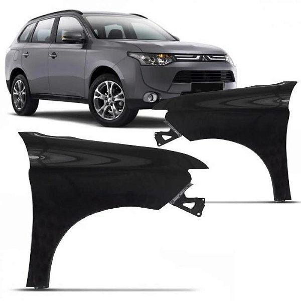 Paralama outlander mitsubishi de 2014 a 2015 lado esquerdo