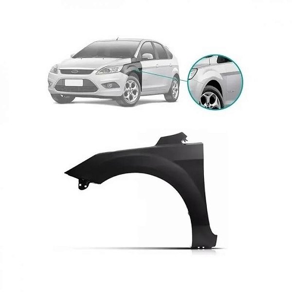 Para lama focus ford de 2009 a 2013 lado esquerdo