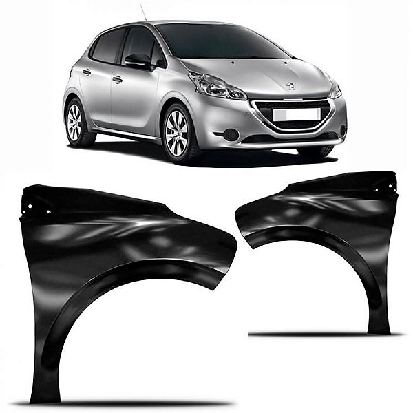 Para lama 208 peugeot de 2012 a 2020 lado direito sem furo