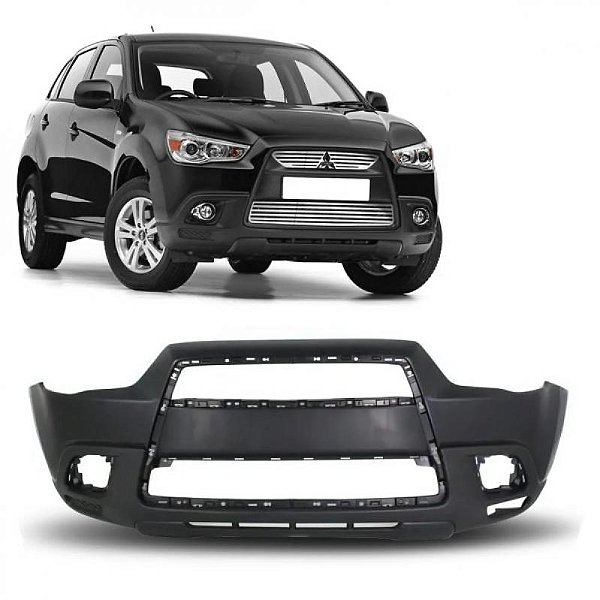 Para choque asx mitsubishi de 2011 a 2012 dianteiro preto