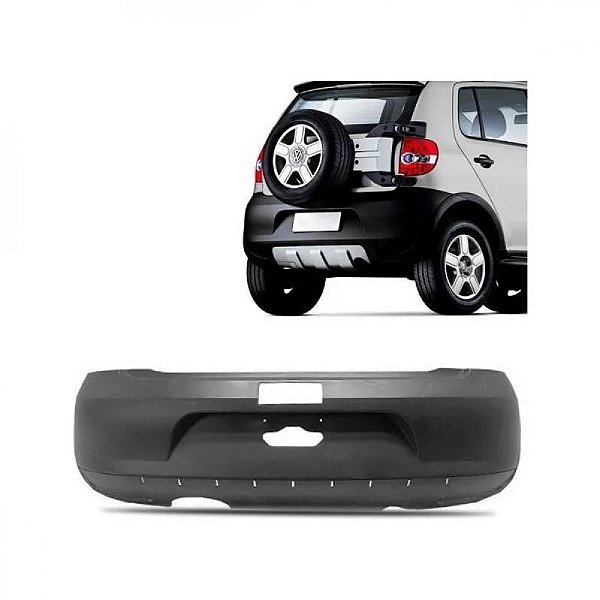 Para choque crossfox volkswagen de 2005 a 2007 traseiro
