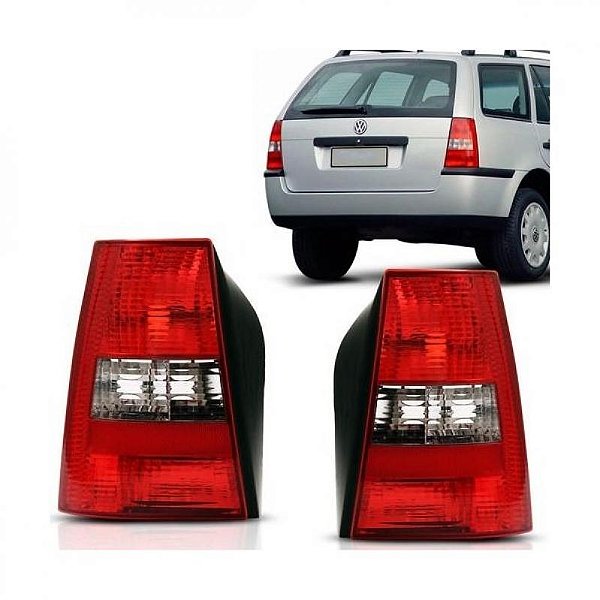 Lanterna parati volkswagen de 2003 a 2005 traseira lado esquerdo fumê geração três ponteira para choque fase dois