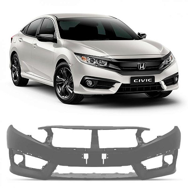 Para choque civic honda de 2017 a 2019 dianteiro primer