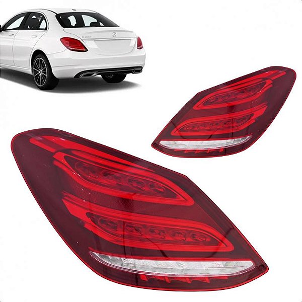 Lanterna c200 c180 c250 c300 mercedes benz de 2015 a 2017 traseira lado esquerdo com LED