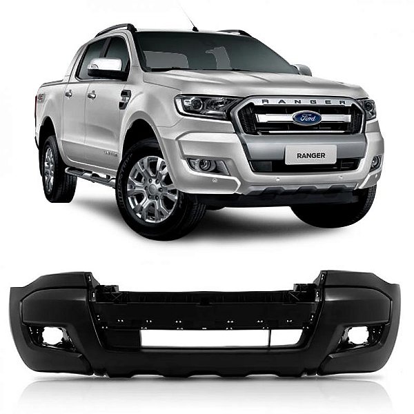 Para choque ranger ford de 2016 a 2019 dianteiro preto