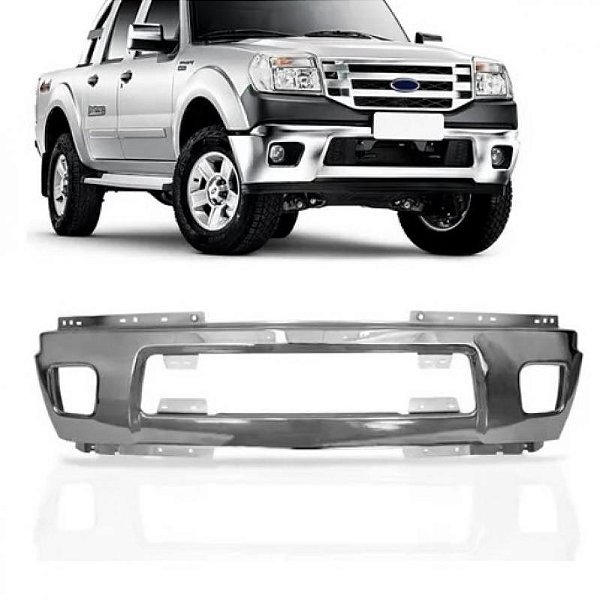 Para choque ranger ford de 2010 a 2012 dianteiro cromado