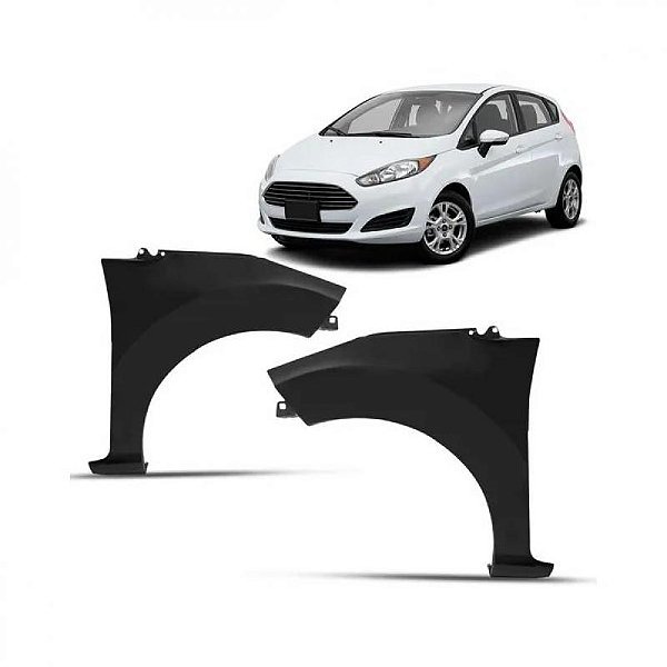 Para lama new fiesta ford de 2011 a 2019 lado direito hatch e sedã