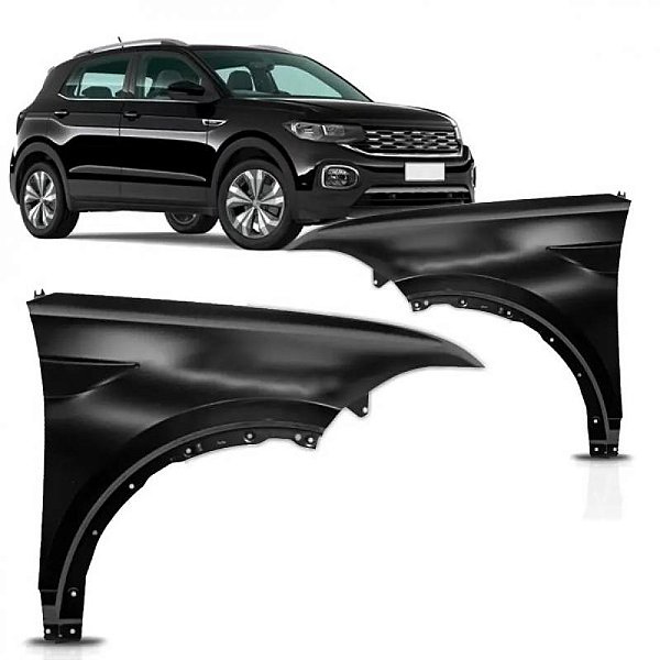 Para lama t cross volkswagen de 2019 a 2025 lado esquerdo