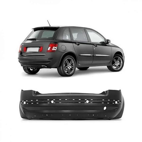 Para choque stilo fiat de 2008 a 2011 traseiro