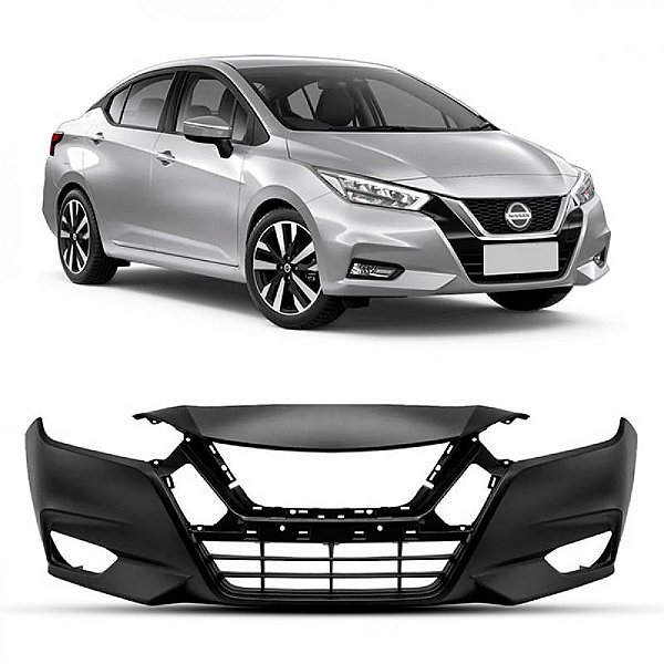 Para choque versa nissan de 2021 a 2023 dianteiro