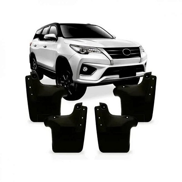 Parabarro hilux sw4 toyota de 2016 a 2023 conjunto de quatro peças