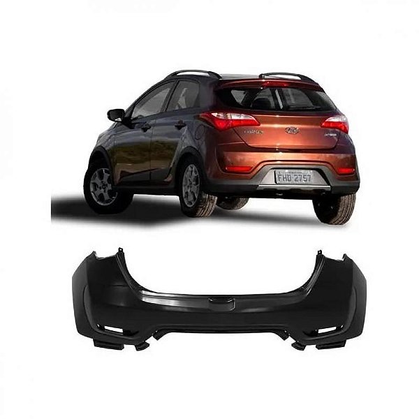 Para choque hb20x hyundai de 2012 a 2015 traseiro