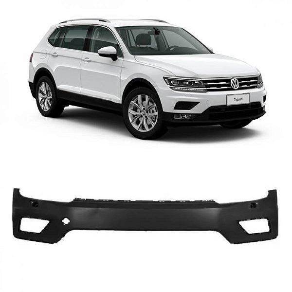 Para choque tiguan volkswagen de 2018 a 2021 dianteiro com esguicho sem furo para sensor