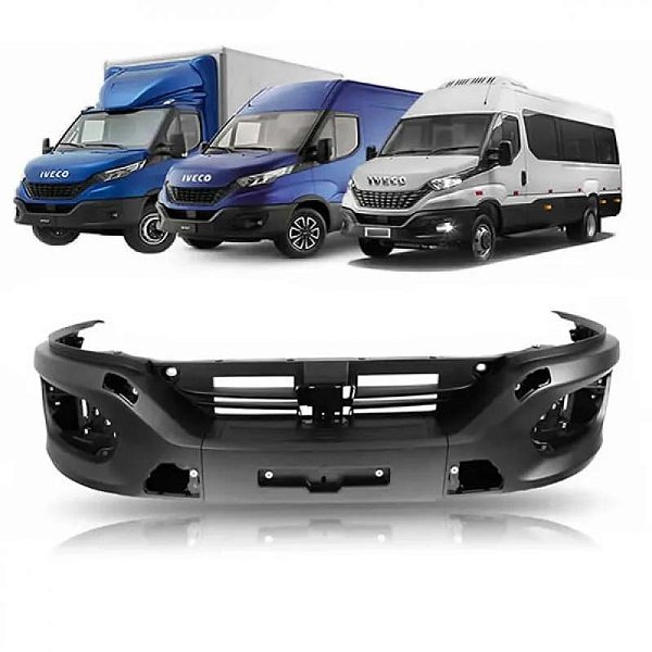 Para choque iveco de 2020 a 2025 dianteiro inferior completo