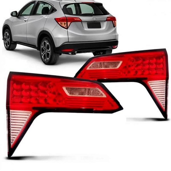 Lanterna hrv honda de 2015 a 2018 traseira lado direito da mala