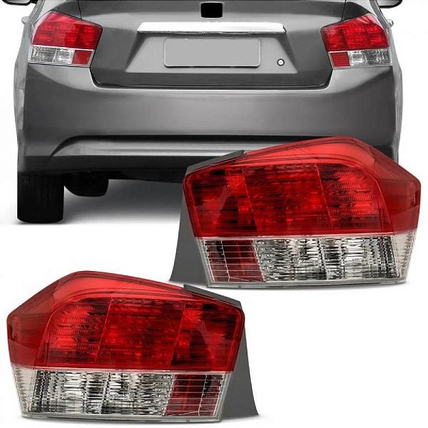 Lanterna city honda de 2009 a 2011 traseira lado direito com soquete modelo cibie arteb