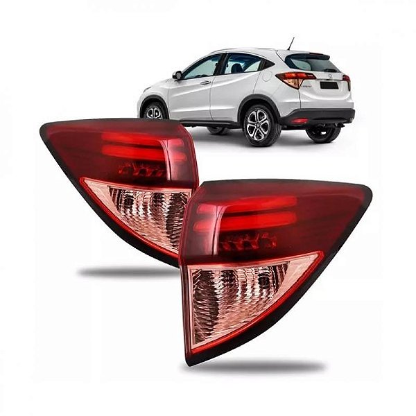 Lanterna hrv honda de 2015 a 2020 traseira lado direito touring com LED