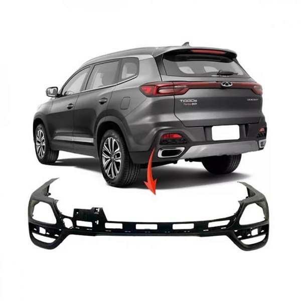 Para choque tiggo 8 chery de 2021 a 2025 traseiro inferior