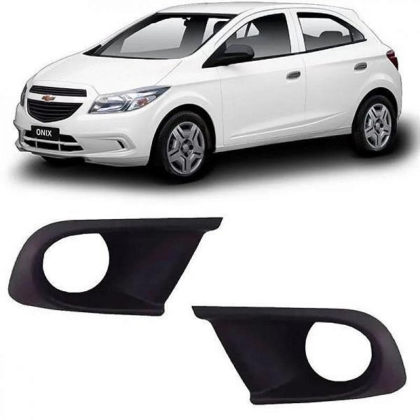 Grade lateral do para choque onix chevrolet de 2012 a 2020 dianteiro lado direito joy com furo