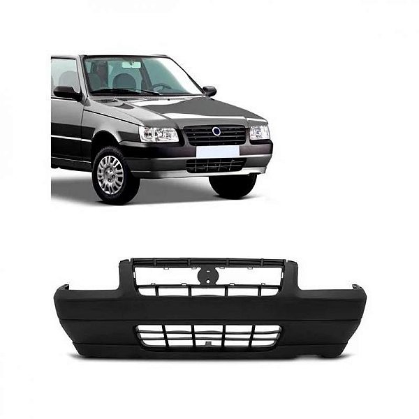 Para choque uno fiat de 2004 a 2005 dianteiro preto sem pisca texturizado