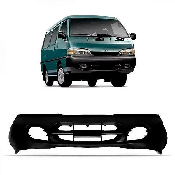Para choque h100 hyundai de 1997 a 2004 dianteiro