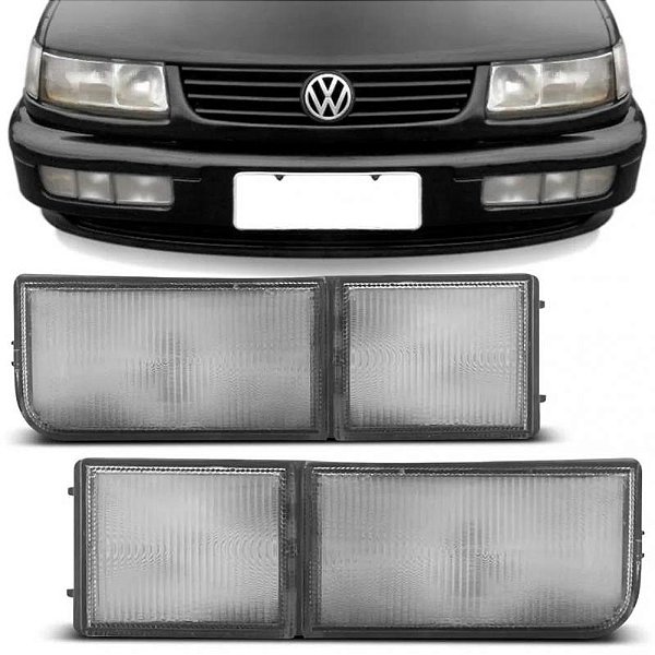 Lanterna passat volkswagen de 1993 a 1996 dianteira lado direito aplique para choque maior