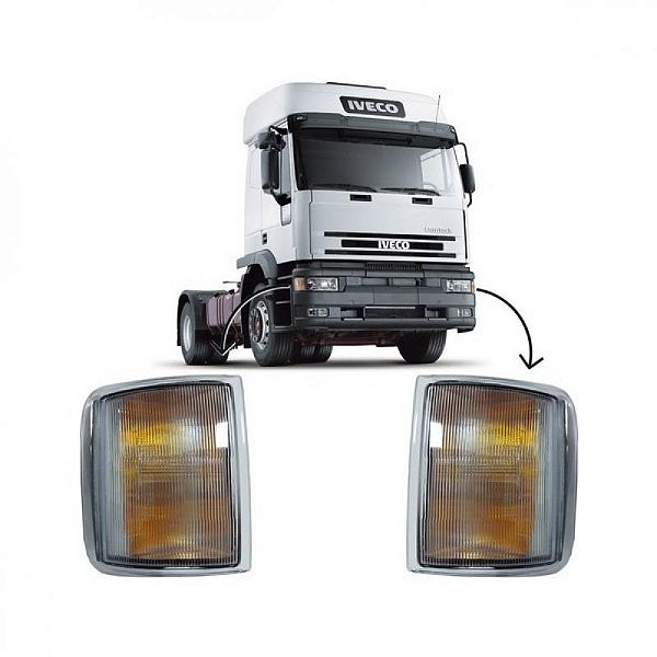 Lanterna eurocargo iveco de 1996 a 2002 dianteira lado direito