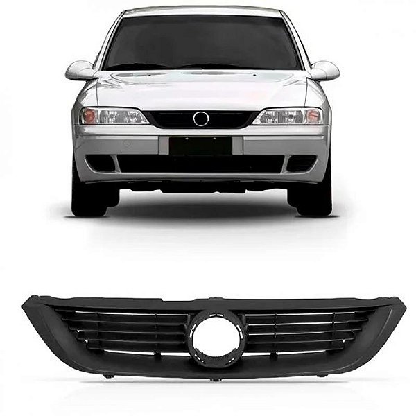Grade do radiador vectra chevrolet de 1997 a 2005 com acabamento em primer e encaixe para emblema de cinco furos