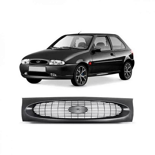 Grade do radiador fiesta ford de 1994 a 1996 preto