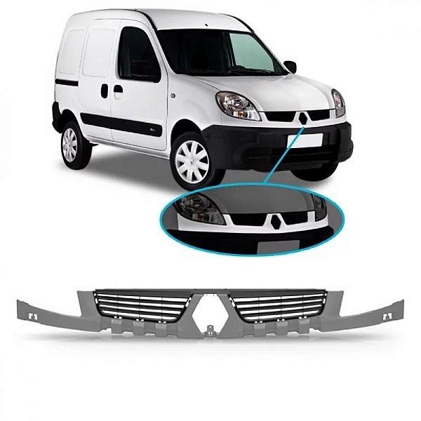 Grade do radiador kangoo renault de 2008 a 2014 em primer completa