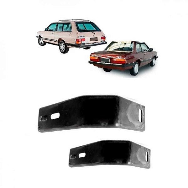 Suporte de para choque belina ii ford de 1985 a 1987 traseiro lado direito