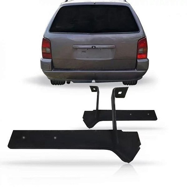 Suporte para para choque parati volkswagen de 1999 a 2003 traseiro lado direito geração três ponteira para choque