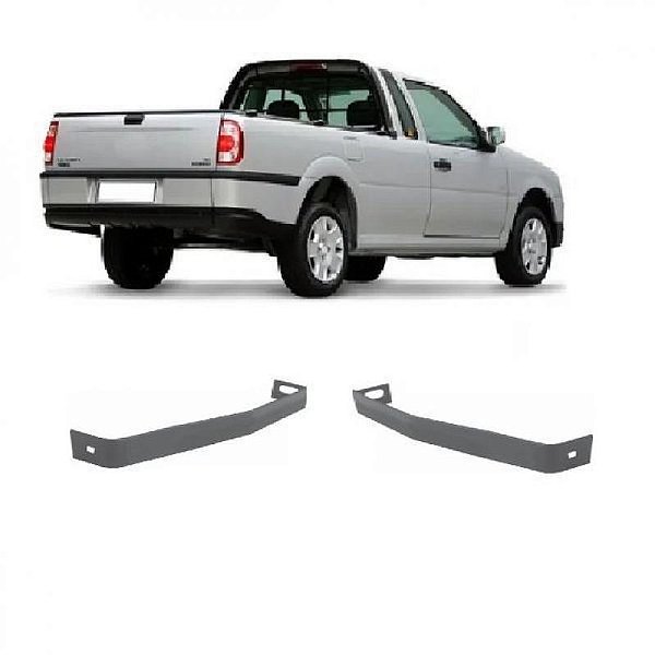 Suporte para para choque saveiro volkswagen de 2000 a 2005 traseiro inferior lado esquerdo