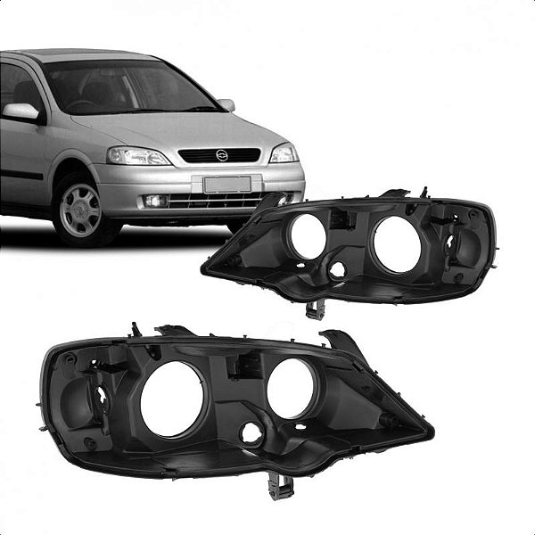 Carcaça de farol astra chevrolet de 1998 a 2002 lado direito