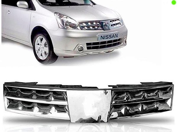Grade do radiador livina nissan de 2009 a 2014 cromado