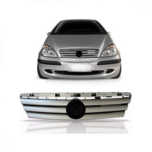 Grade do radiador classe a mercedes benz de 1999 a 2005 cinza