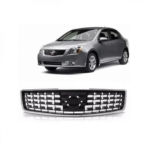 Grade do radiador sentra nissan de 2007 a 2009 cromado